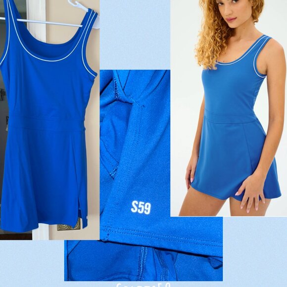 Splits59 Martina Rigor Dress w/Piping - Picture 1 of 4